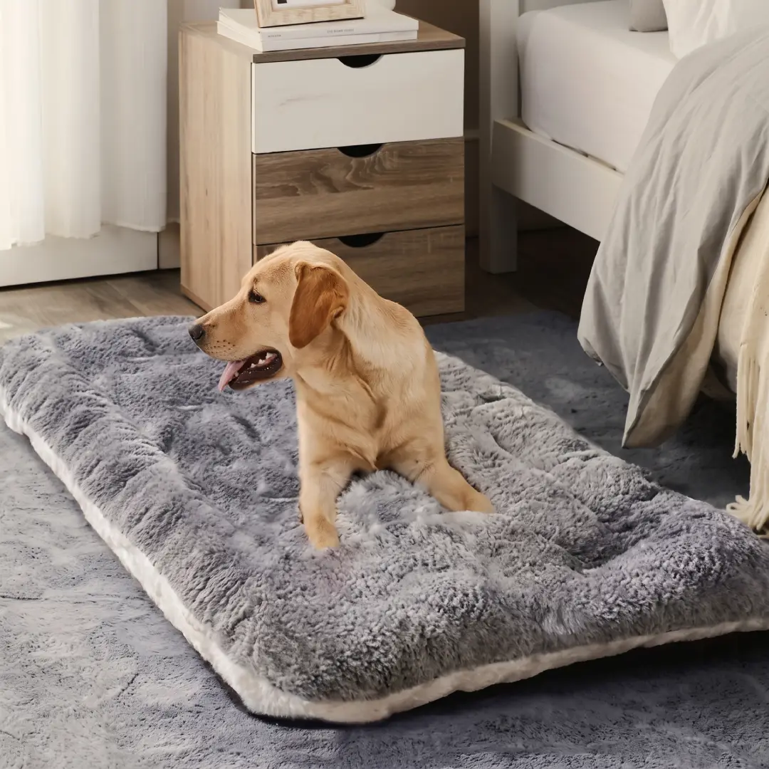 Large Plush Dog Bed Sofa – Thick Super Soft Polyester Pet Mat for Small, Medium & Large Dogs image 7