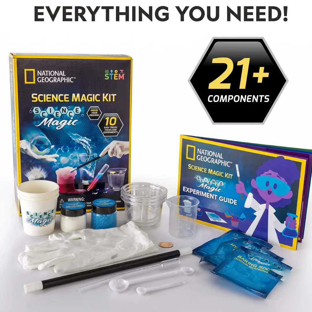 National Geographic Magic Chemistry Set for Kids image 2