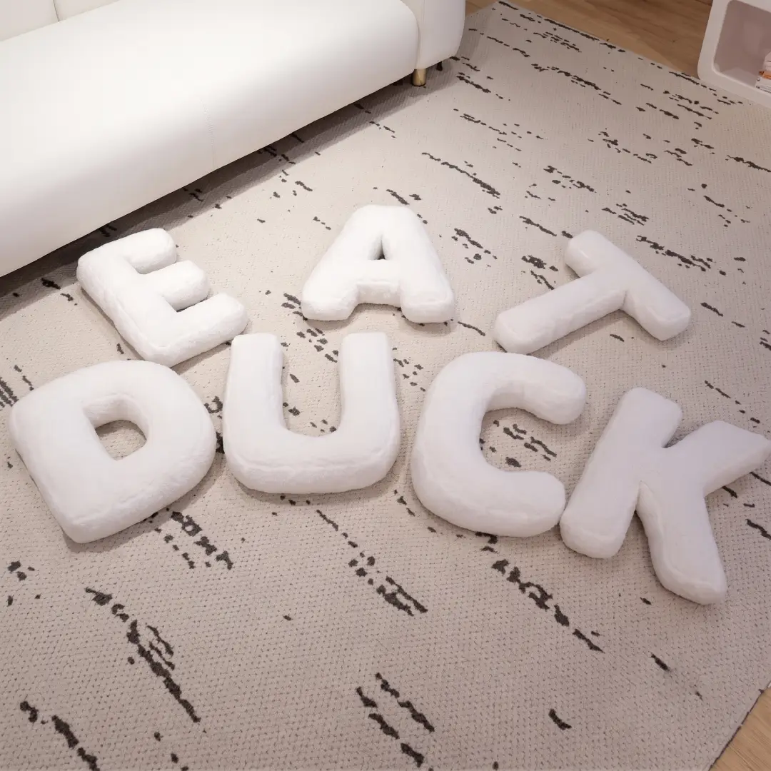 Alphabet Letter Pillow A-Z Plush Decorative Cushion image 3