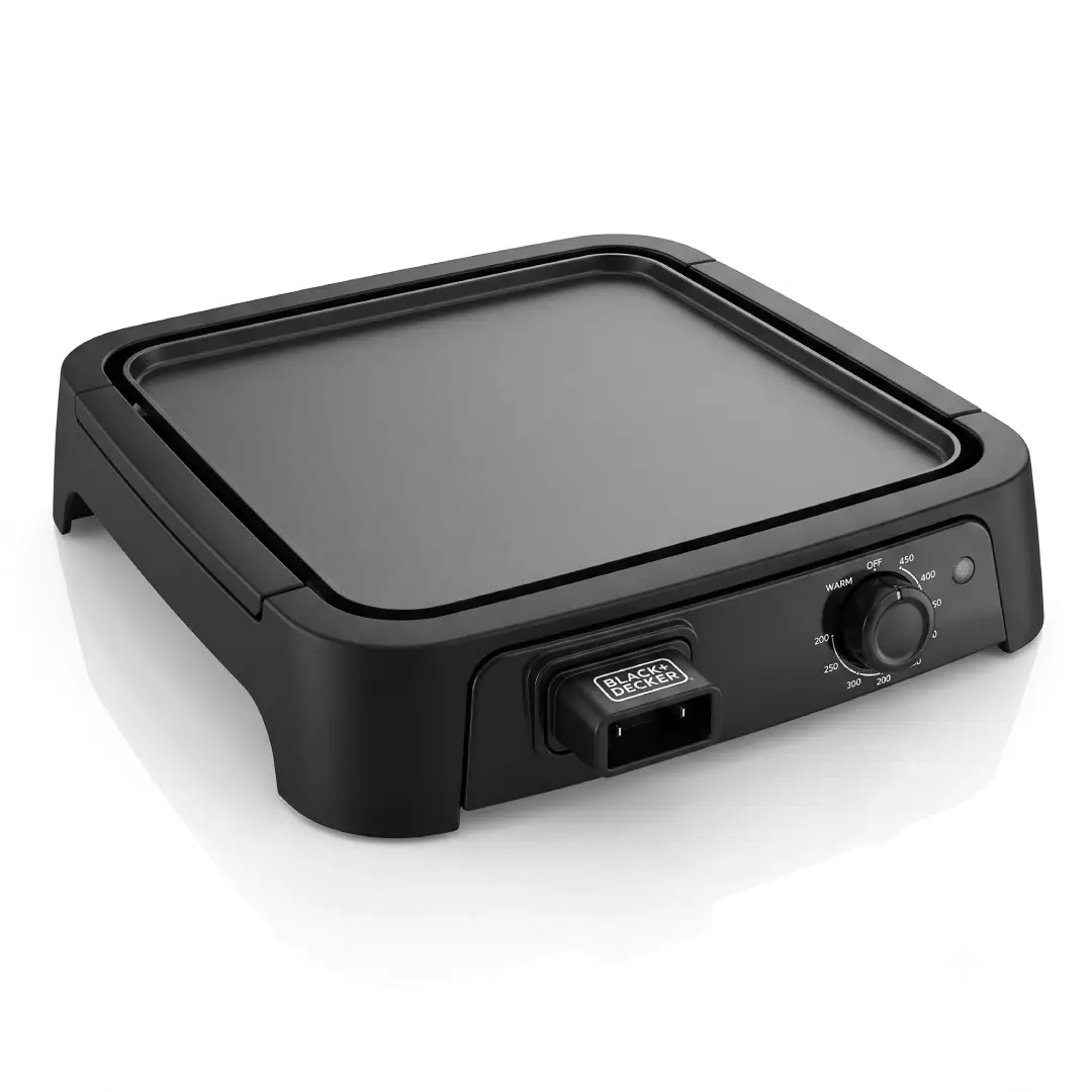 BLACK+DECKER 8-Serving Electric Griddle with Warming Tray GD2051B